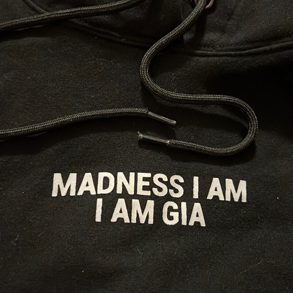 Black cropped hoodie by I.AM.GIA - Picture 2 of 5